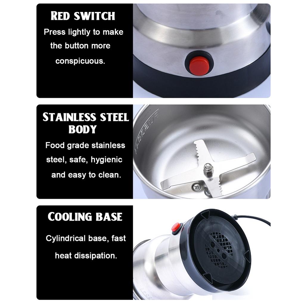 Electric Coffee Grinder Kitchen Cereal Nuts Beans Spices Grains Grinder Machine Multifunctional Coffee Home Grinder 150/200/300W