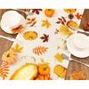 YATOJUZI Maple Leaf Pumpkin Table Runner - Fall Autumn Table Runners Home Kitchen Dining Table Decorations Decor for Thanksgiving Day Party - 13x72