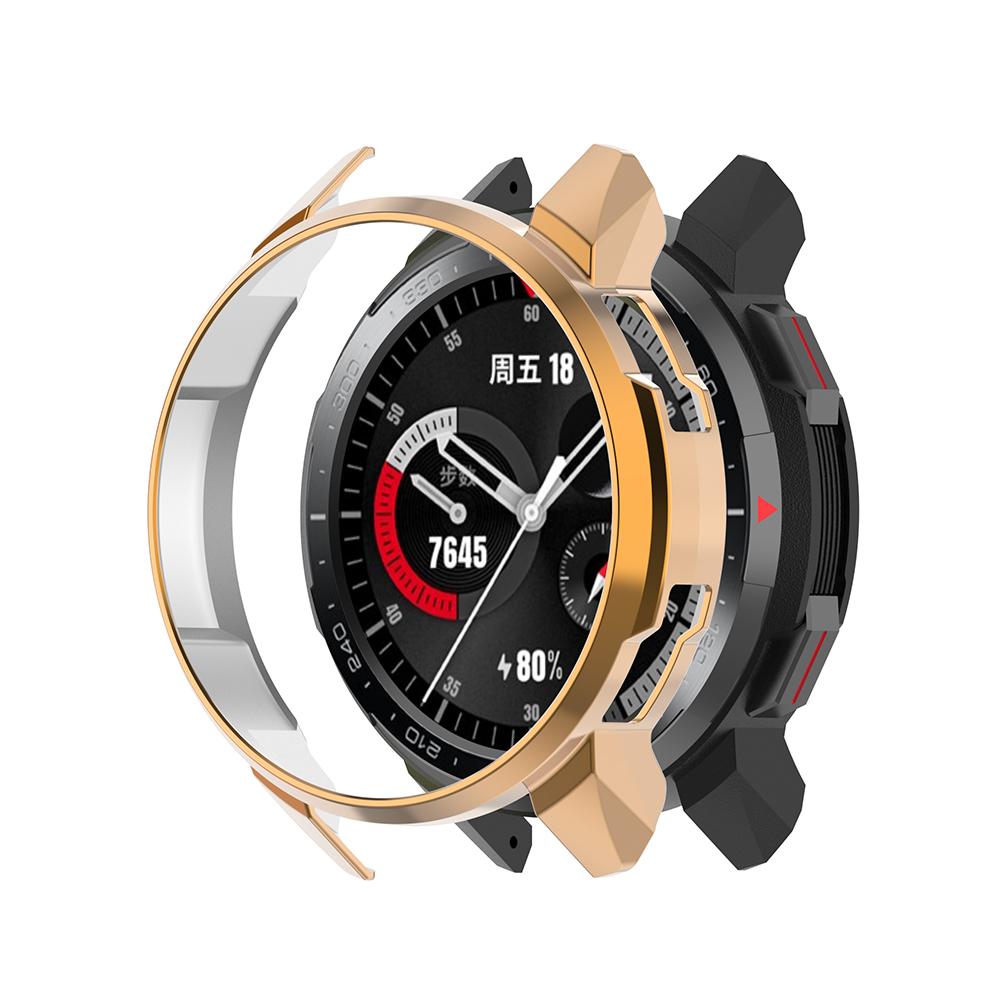 Electroplated PC Protective Case For Huawei Honor Watch GS Pro Hollow Protector Shell Frame Bumper