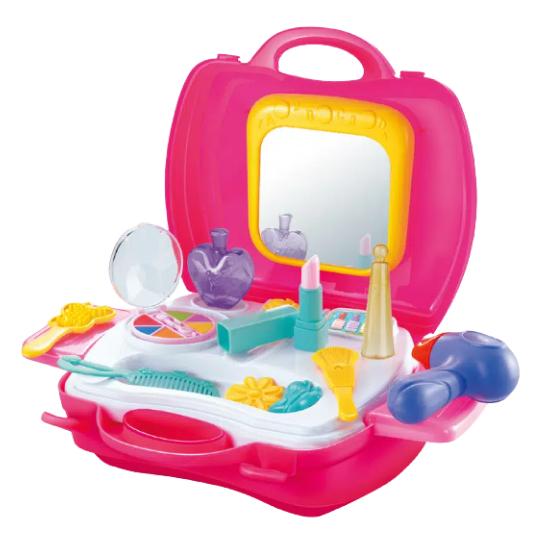 DAISO Kids Hair & Makeup Play Set – Pretend Beauty Salon Toy Kit for Children