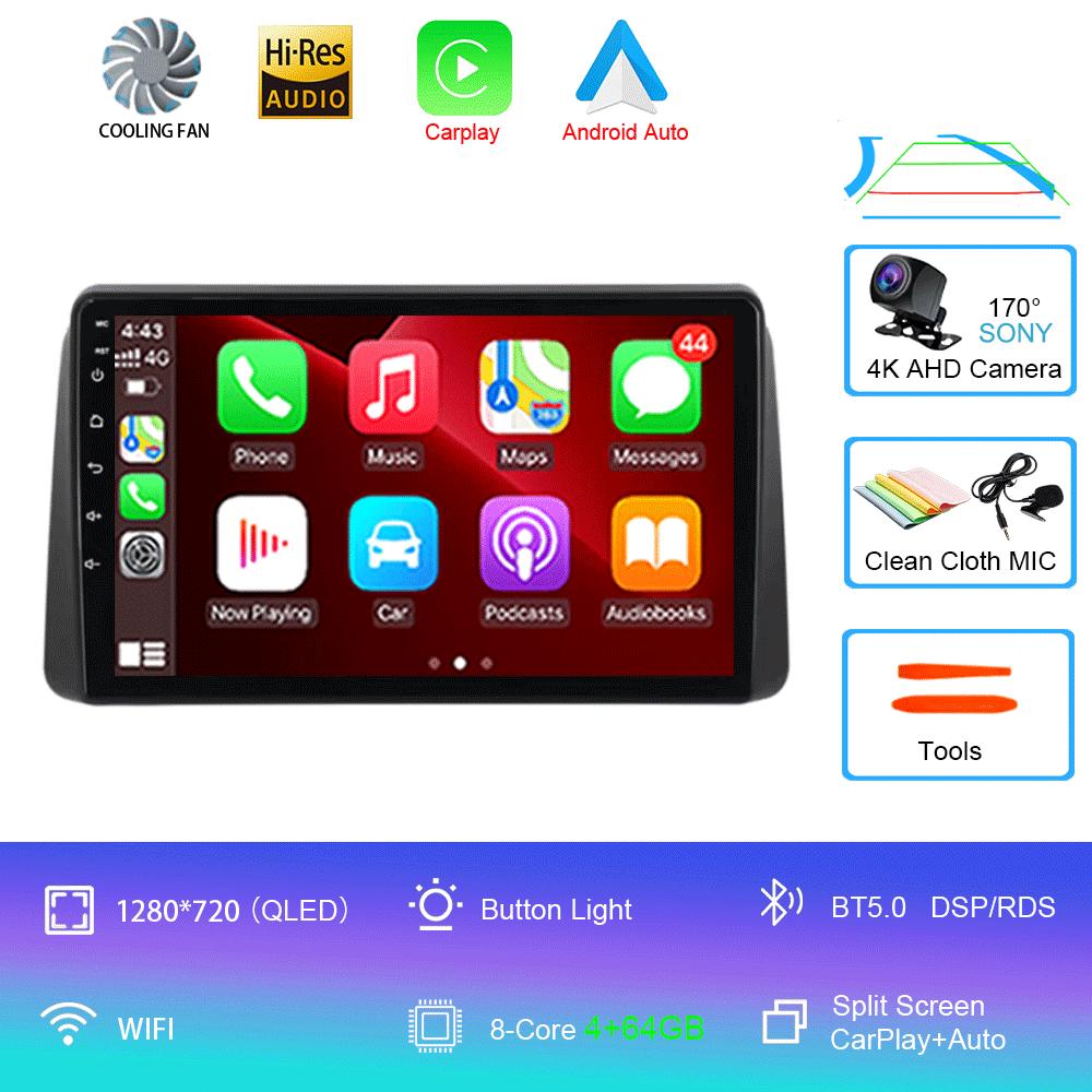 Android 14 Car Radio For Chrysler Grand Voyager 5 2011 - 2015 For Dodge Grand Caravan 2008-2020 Player Multimedia GPS 360 Camera