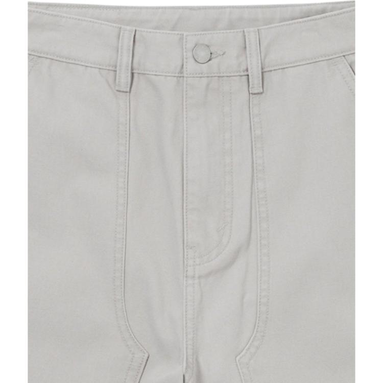 Thisisneverthat SS26 Oxford Carpenter Shorts Stone Loose Double Reinforced Knee Design Casual Shorts Unisex shorts TN261WSOKS01STN
