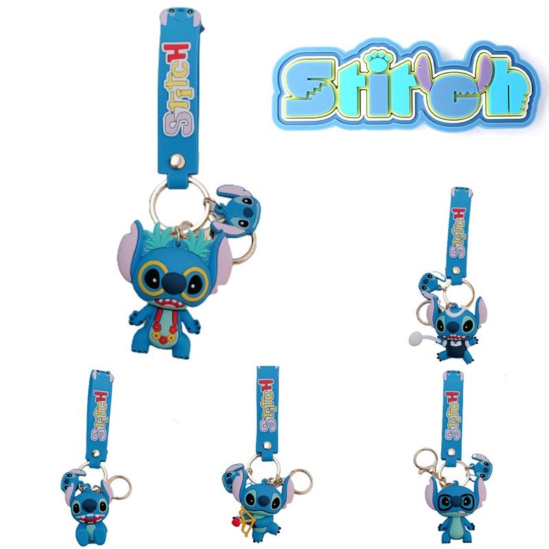 Cute Lilo Stitch Cupid Figure Toy Keychain Perfect Xmas Gift