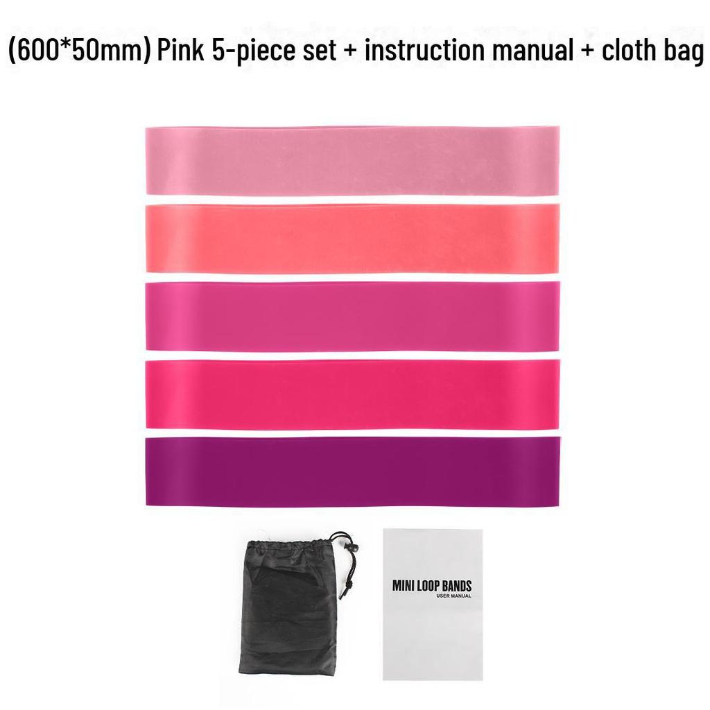 Taśma oporowa do jogi TPE pogrubiona, odporna na pękanie