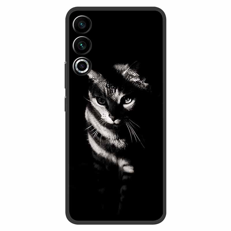 For Meizu 20 Case 6.55" Capa Silicone Painted Soft Black Cover for Meizu 20 2023 Covers Para Meizu20 Coque TPU Protective Shells