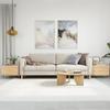 VidaXL Coffee Tables 2 Pcs Sonoma Oak 50x50x40 Cm Engineered Wood 829355