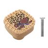 31GJ Drawer Pulls Rattan Wooden Dressers Knob Cupboard Handle Furniture Handle
