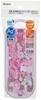 Skater Antibacterial Slide Trio Set Lunch Box and Fork My Kirakira Made in Japan Children's (TACC2AG-A) - Chopsticks, Spoon, - Melody, Doll, Sanrio,