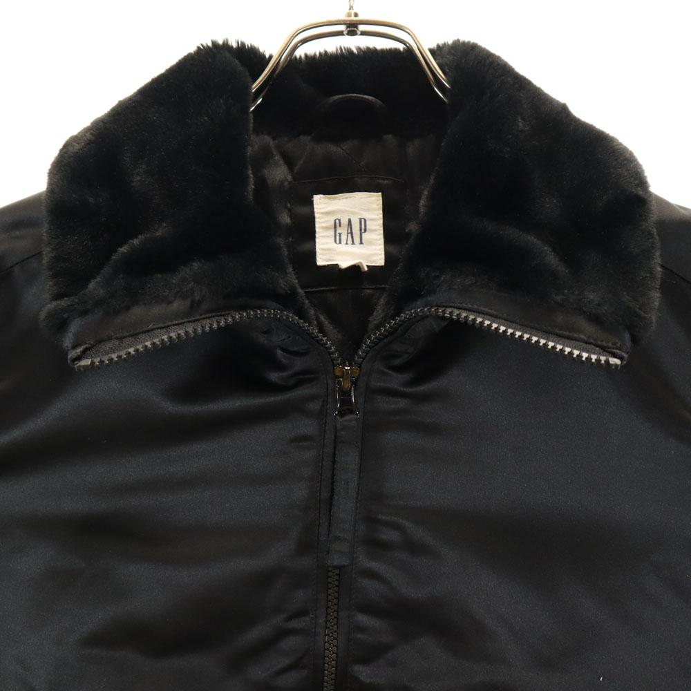 GAP Flight jacket S black Filling into cotton Women Used