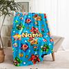 Custom Name Game Theme Printed Blanket - Perfect for Couch, Bed, Travel & Outdoor Use | Machine Washable, Cozy & Durable.