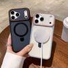 New Magnetic Phone Case For iPhone 17 Air 13 11 12 14 15 16 Pro Max 17Pro Magsafe Official Stand Wireless Charge Protector Cover