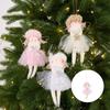 Stoffengel-Puppe Anhänger Schmuckstück Leichte Dekoration für Kinder Dekorative Weihnachtsbaum-Accessoires