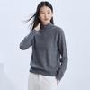 FAPAI Women's Cashmere Blend Semi-High Neck Sweater