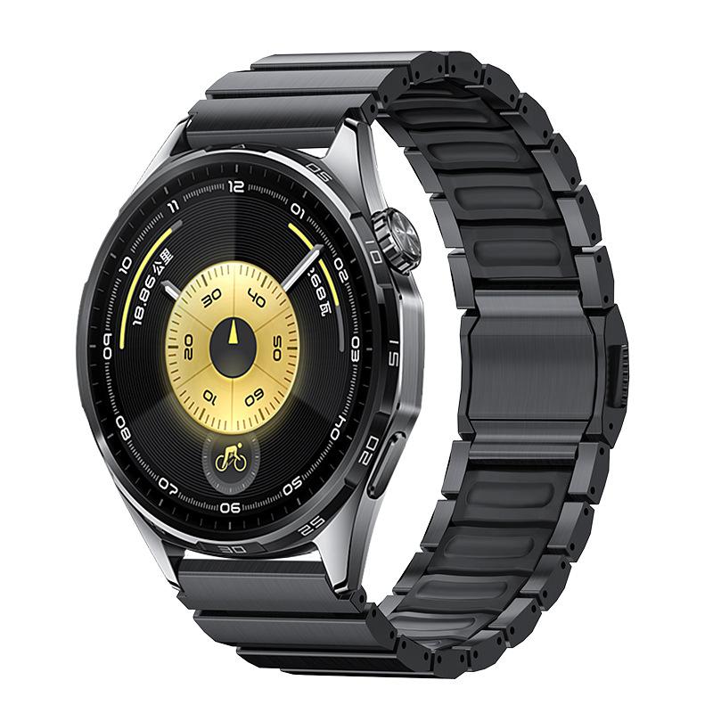22mm Titanium Metal Band For Huawei Ultimate 2 1 Strap Magnetic Correa For Huawei Watch GT6pro GT5 46mm Amazfit T-rex3PRO 48mm