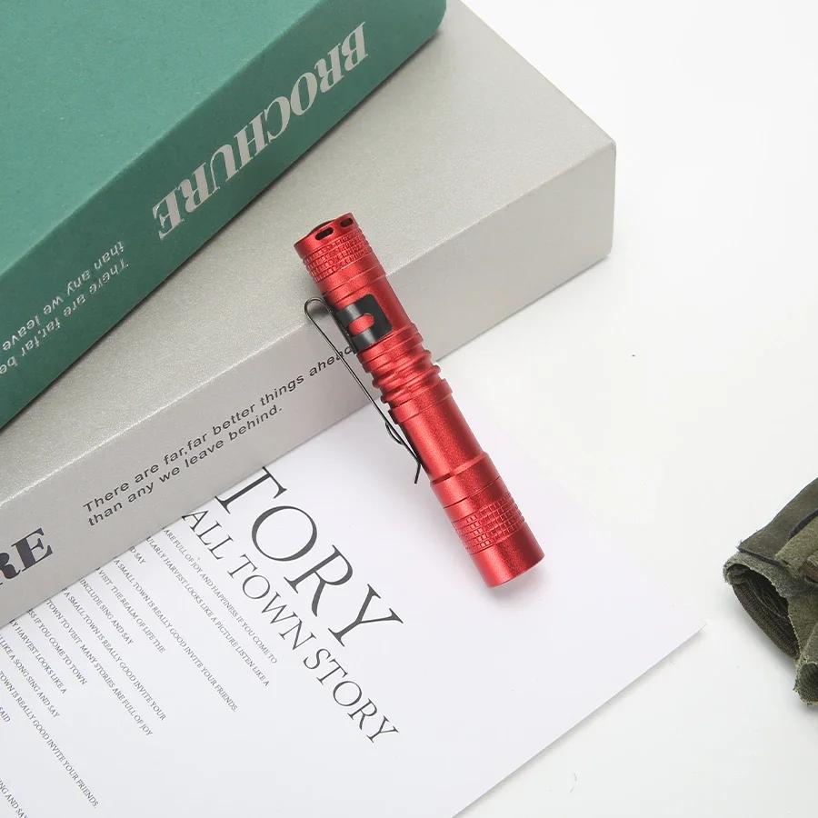 Mini Flashlight LED Pen Light,Pocket Small Torch w/Clip,Handheld Penlight for Outdoor Camping Emergency,Christmas Stocking Gift