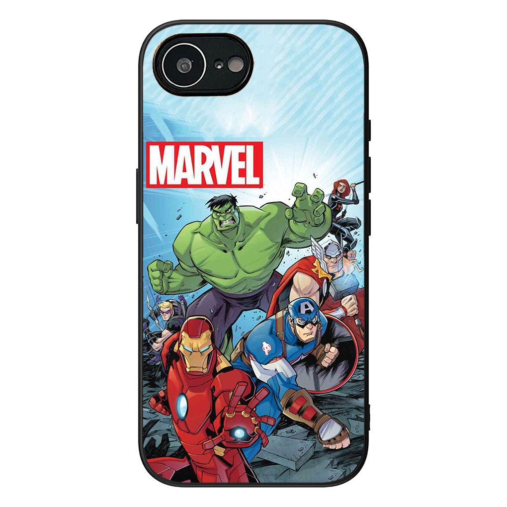 Avengers Marvel Hulk Iron Spider Man Phone Cover for Samsung Galaxy S22 S21 S20 FE Ultra Plus A35 A36 A55 A37 A33 A34 A57 Case