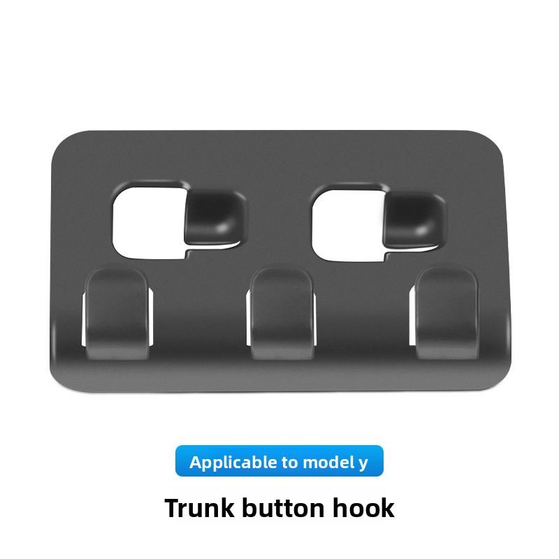 

Car Sticker For Tesla Model Y 2020-2025 Hook Bracket Trunk Hook Side Button Hook Accessories Tools Car Modification No Logo