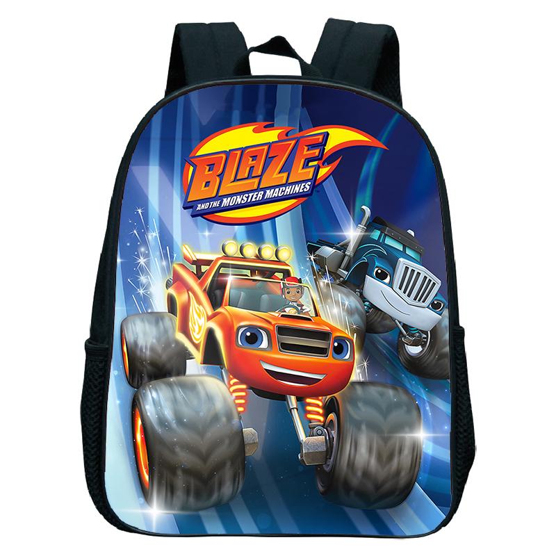 Blaze and the Monster Machines Backpack for Preschool Boys Girls Waterproof Children School Bags Kids Kindergarten Rucksack Gift