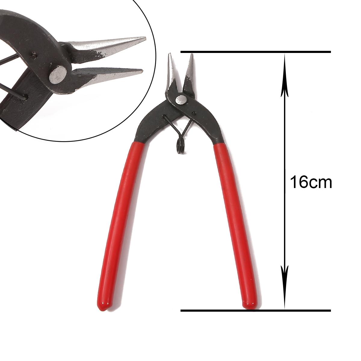 

1 шт./пакет многофункциональные красные плоскогубцы с длинной ручкой для ювелирных изделий DIY браслет, ожерелье, серьги, кольца, производство 16cm 1pc