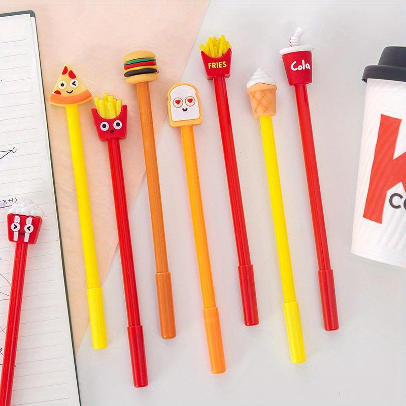 20/50PCS Delicious Hamburgers Cola Ice Cream High-quality Pen 0.5mm Fast Food Shape Student Writing Tools Suitable Teacher Gifts,Back School Office