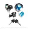 LQYL Motorcycle Ignition Switch Lock Fuel Gas Cap Tank Cover Key Set For Italika Ft125 Dt125 Ft150 Dt150 2015 2016 2017 2018