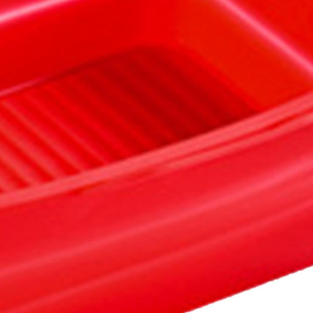 Silicone Baking Pan Foldable Fryer Pot Heighten Edge Dual Handle Design Reusable Fryer Liner Basket