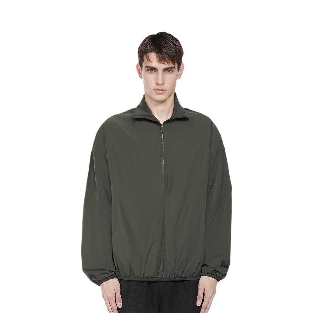 Fear of God Essentials SS24 Nylon Half Zip Mockneck 'Ink' Men's 186SP244030F