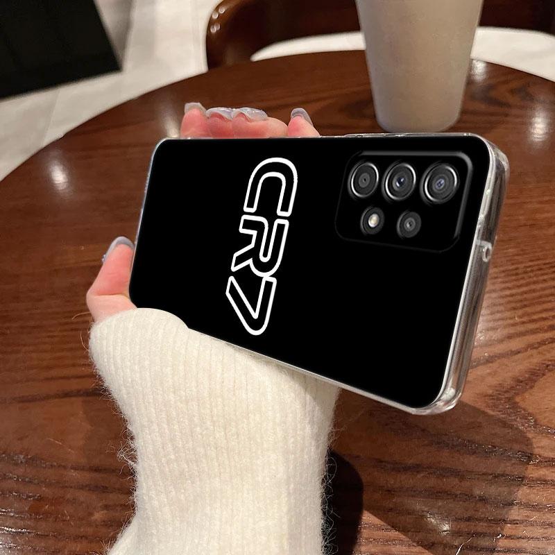 C-R-7-Dark Football Clear Soft Phone Case For Samsung Galaxy A56 A57 A37 A55 A54 A36 A35 A26 A25 A16 A17 A07 A52 A34 A21s Cover