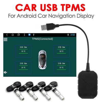 TPMS USB para Radio de Coche Android Reproductor de DVD Sistema de Monitoreo de Presión de Neumáticos de Coche USB 3.0