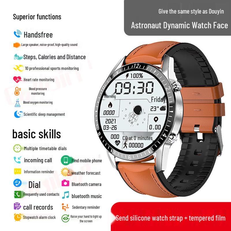 GT4 Smartwatch: Advanced Model with Call Functionality, Sports Tracking, Heart Rate & Blood Pressure Monitoring, Bluetooth Compatibility.