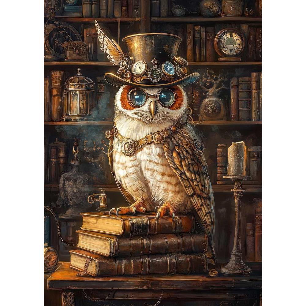 Fantasy Forest Castle Dark Academy Magic Witch Canvas Diamond Painting Wall Art Picture Living Room Home Decor