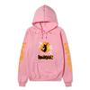 Haikyuu Fly High Jump Silhouette Unisex Fleece Hoodie Japanese Kanji Orange Vertical Sleeve Volleyball Anime Pullover Sweatshirt