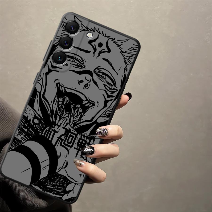 Soft Back Phone Cover Case for Samsung Galaxy A10 A20 Note 20 Ultra 9 10 A05 A03 A01 A02 A04 A06 A30 A40 A50 A70 Anime J-ujutsu