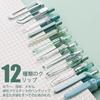 Four Candies 12pcs Pastel Gel Ink Ballpoint Pen 11pcs Gel Pens 1pc Retractable Easy To Note Taking Pen for Office Set, & Highlighter, 0.5mm, Cute,