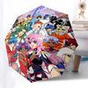 1 Stück Anime-Figuren Outdoor-Regenschirm - Automatisches Öffnen/Schließen, Tragbares 3-fach faltbares Design, 8-Speichen-Eisenrahmen - Perfektes Geschenk für Fans, Reisende, D