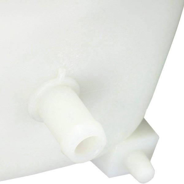 1pc White ABS Radiator Kettle Water Tank for Mini Cooper S R Series