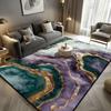 Luxury Marble Large Rugs for Living Room Decoration Sofa Black Gold Abstract Carpet Lounge Coffee Tables Soft Floor Mat Non-slip
