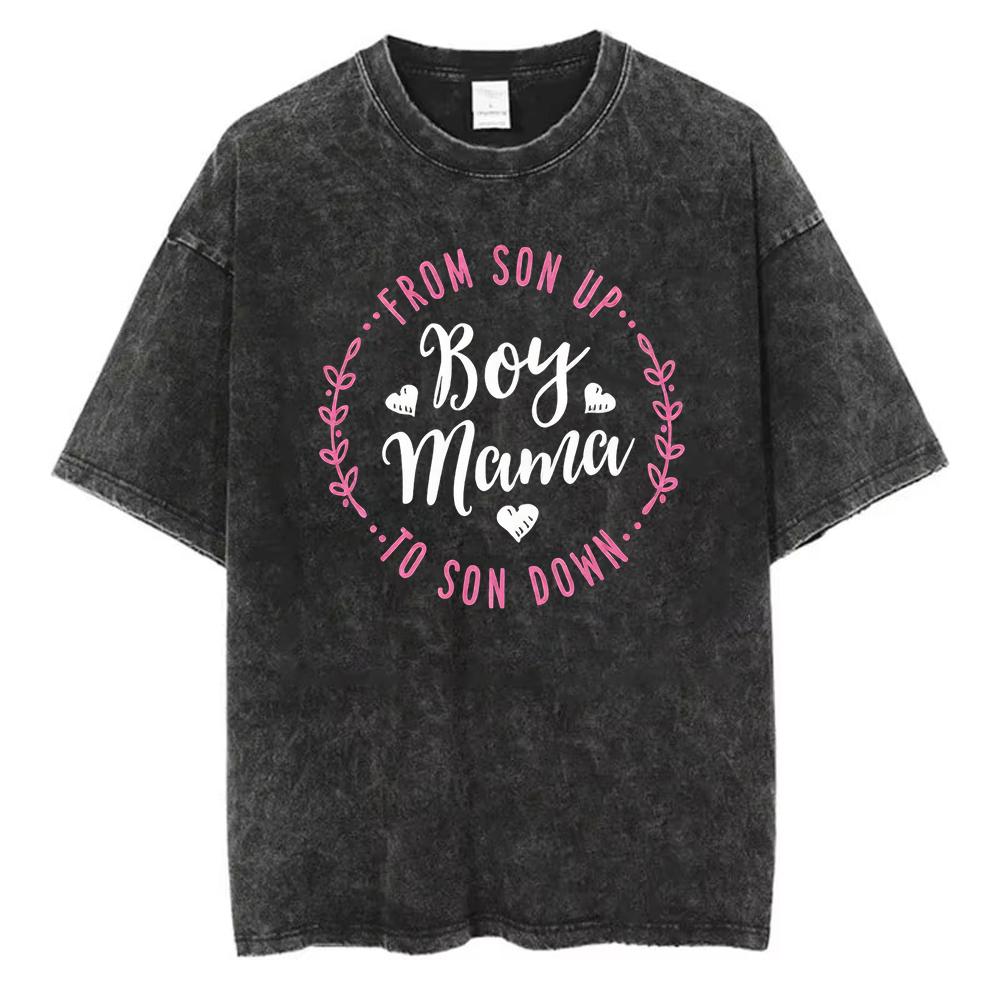 

Pink Heart Amazing Mom T Shirt Vintage Cotton Loose Fit Casual Tee for Edgy Sweet Moms Perfect Gift for Mothers Day S