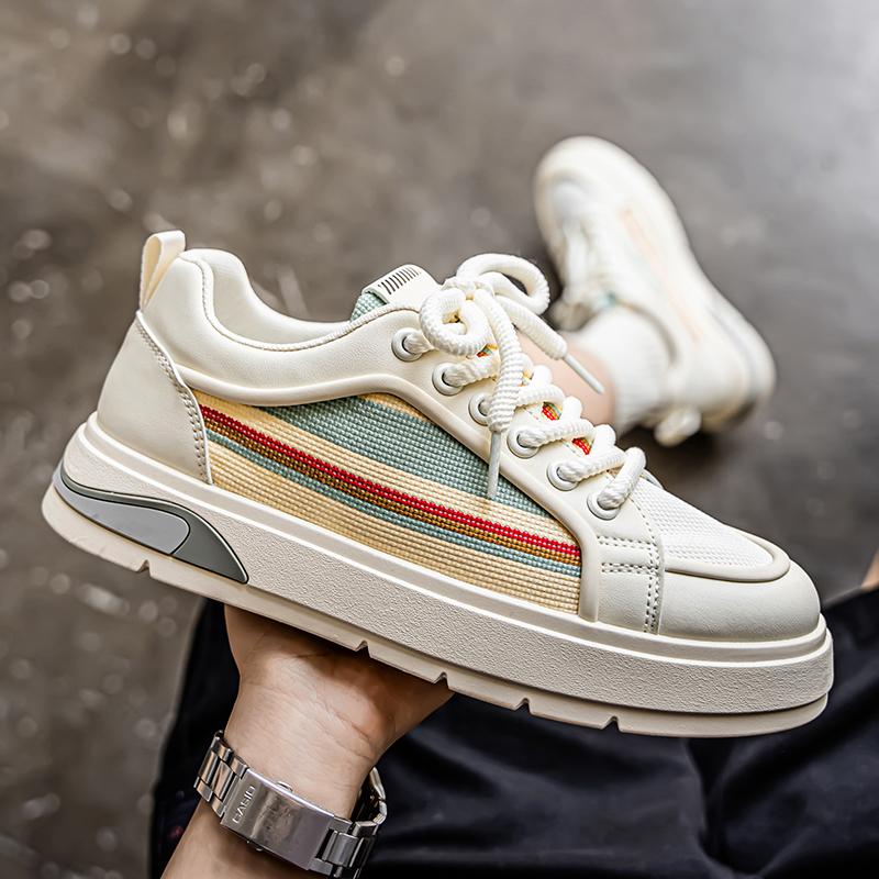 New Men's Classic Four Seasons Fashion Low Top Skateboarding Shoes Comfortable Soft Sole Sneakers