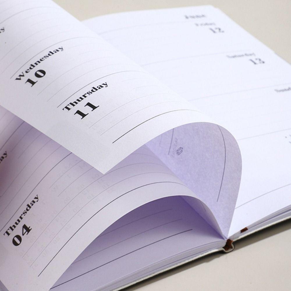 English Appointment Books with Calendar Diary Weekly Planner New To Do List Notepad  School Office