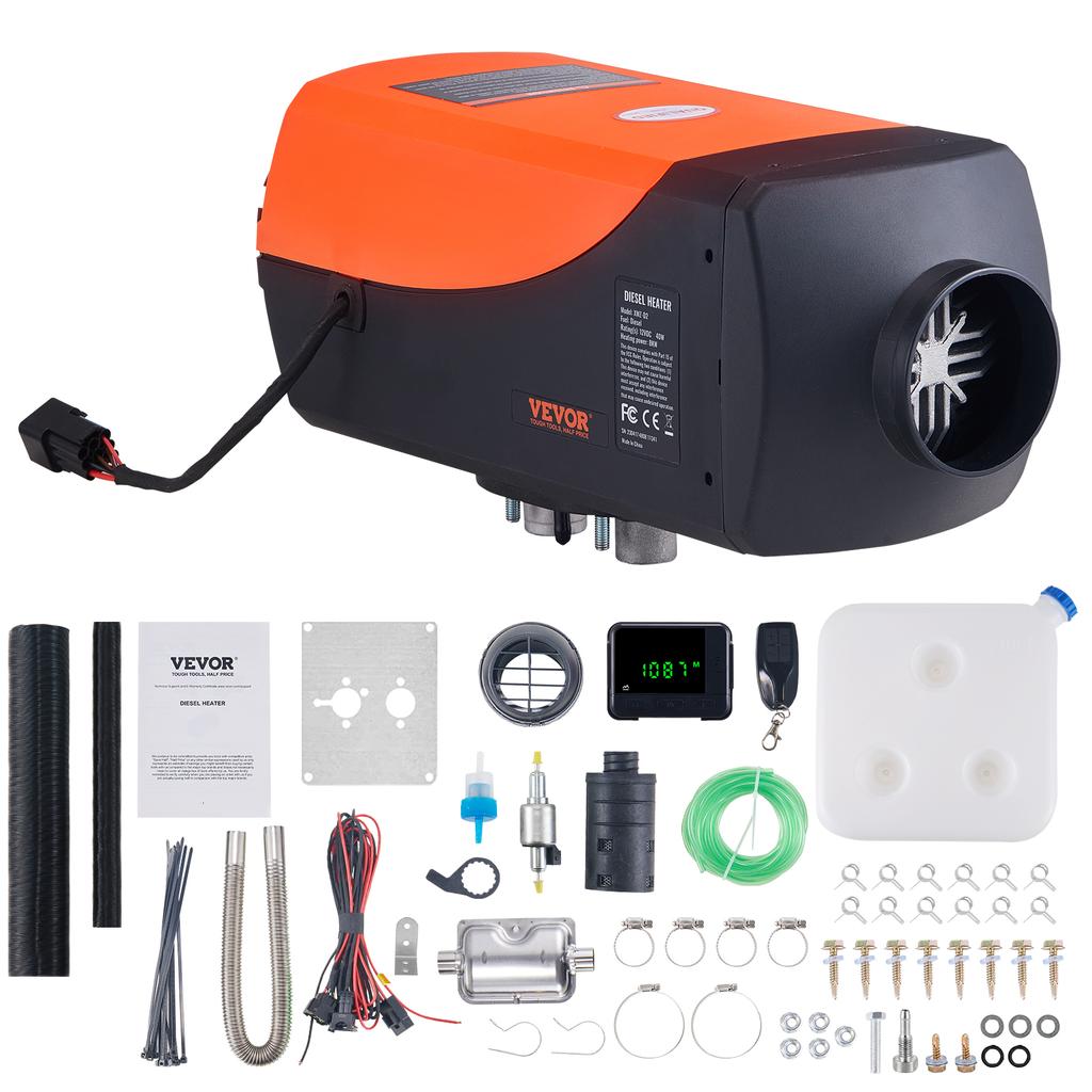 SucceBuy 2/5/8KW Car Heater Diesel Air Heater 12V With Low Noise Remote Control Truck Boat Bus Trailer Air Diesel Parking Heater