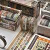 Songdao 20 Rolls Thin Retro Masking Tape Nostalgic Vintage Washi Washi Tape for DIY Crafts Set, Creativity, Tape, Women's Style, Packaging,