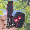 Anti-slip Silicone Key Shell With Keychain For Renault Megane Espace Duster Logan Fluence Clio Dacia Sandero Auto Key Fob