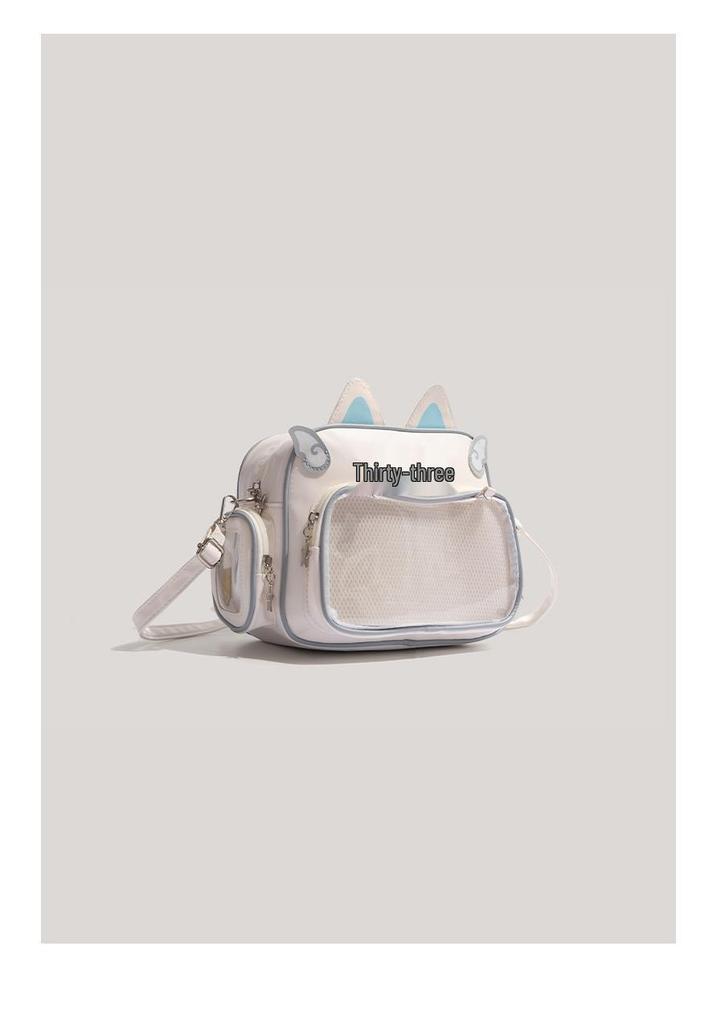 Y2K Trendy Millennium Hot Girl Multifunctional Backpack - Stylish Single or Double Shoulder Bag with Cool Badges