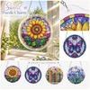 Attrape-soleil en acrylique Ornement à suspendre à la fenêtre Suncatcher décoratif 2D avec chaîne pour vitrine intérieure Décoration de maison