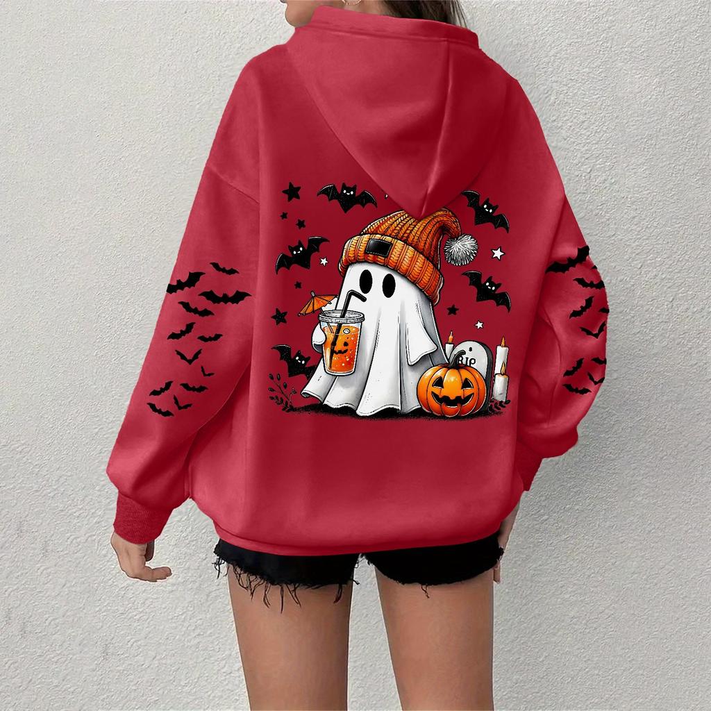 Women's Sweatshirt Casual Long Sleeve Atmosphere Top Loose Popular Round Neck Pullover Sweatshirt Top