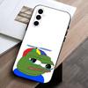 Funny Sad Frog pepe M-meme  Phone Case For Samsung Galaxy A73,A72,A71,A70,A53,A52,A51,Soft Silicone Black Cover