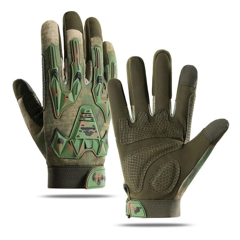 Unisex Taktische Handschuhe mit Rutschschutz: Verschleißfest, Stoßfest, Vollfinger-Touchscreen-Sport-Handschuhe