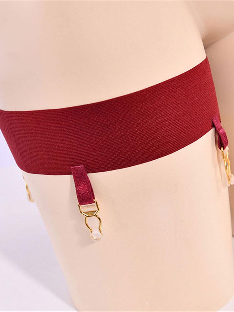 

Sexy Girls Leg Harness Sexy Elastic Garter Belt Black High Waist Bandage Pantie Lingerie Elastic Leotard Garters Decorations One Size
