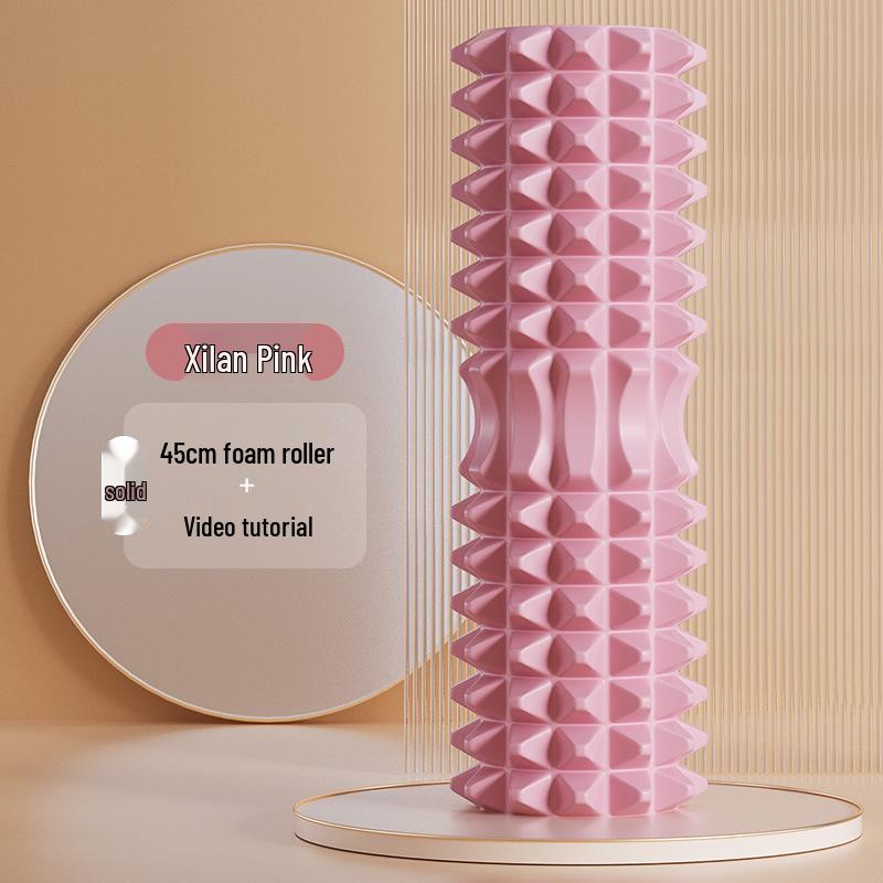 Solid Foam Yoga Roller Wolf Teeth Massage Stick EVA Muscle Relaxer